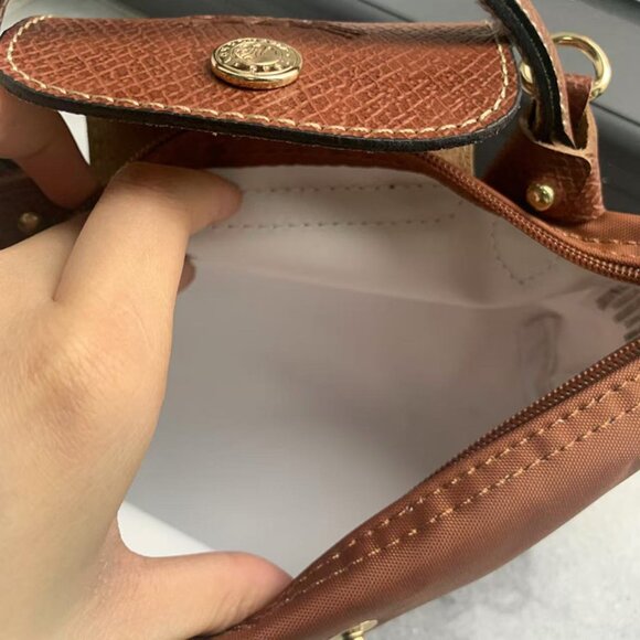 Longchamp Brown Leather Handbag - Picture 4 of 14